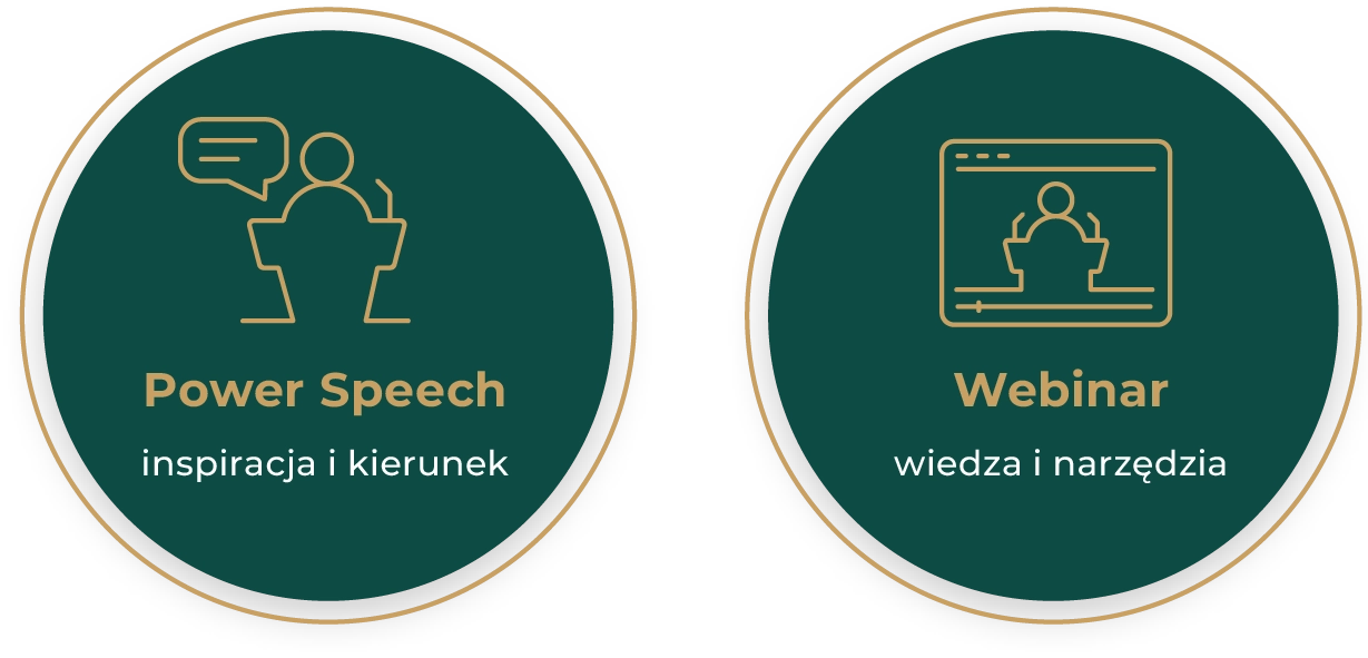 Dwa formaty Power Speech i Webinar